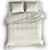 Satin D'Or Dekbedovertrek Streep Ivoor-1-persoons (140 X 200/220 Cm) 1 Satin D'Or Dekbedovertrek Streep Ivoor-1-persoons (140 X 200/220 Cm) -Knusse Nacht 1000058863