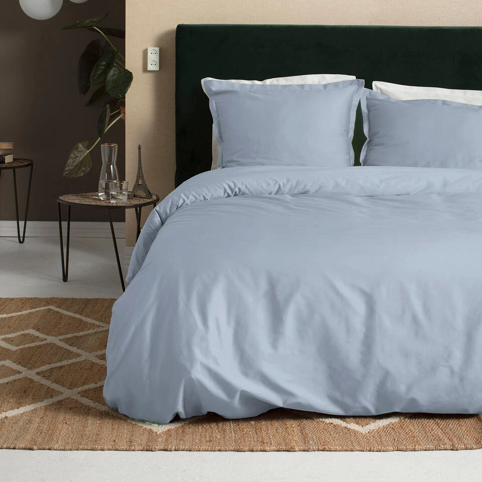 Cinderella Sundays - Dekbedovertrek - Satijn - 260x200/220 Cm - Soft Blue 4 Cinderella Sundays - Dekbedovertrek - Satijn - 260x200/220 Cm - Soft Blue - Afbeelding 2