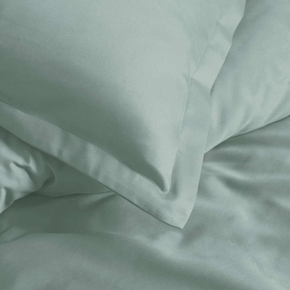 Cinderella Sundays - Dekbedovertrek - Satijn - 260x200/220 Cm - Mineral Green 5 Cinderella Sundays - Dekbedovertrek - Satijn - 260x200/220 Cm - Mineral Green - Afbeelding 3