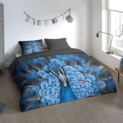 Pure Dekbedovertrek "Proud" - Blauw - (200x220 Cm) -Knusse Nacht 1000060484 0102