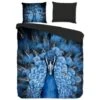 Pure Dekbedovertrek "Proud" - Blauw - (200x220 Cm) -Knusse Nacht 1000060484