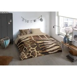 Pure Dekbedovertrek "Kinga" - Bruin - (240x220 Cm) -Knusse Nacht 1000060499 0101