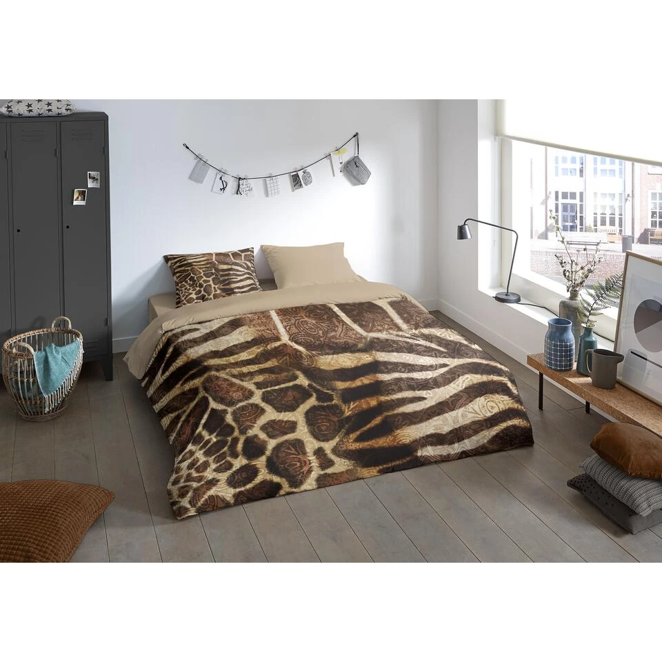 Pure Dekbedovertrek "Kinga" - Bruin - (200x220 Cm) 4 Pure Dekbedovertrek "Kinga" - Bruin - (200x220 Cm) - Afbeelding 2