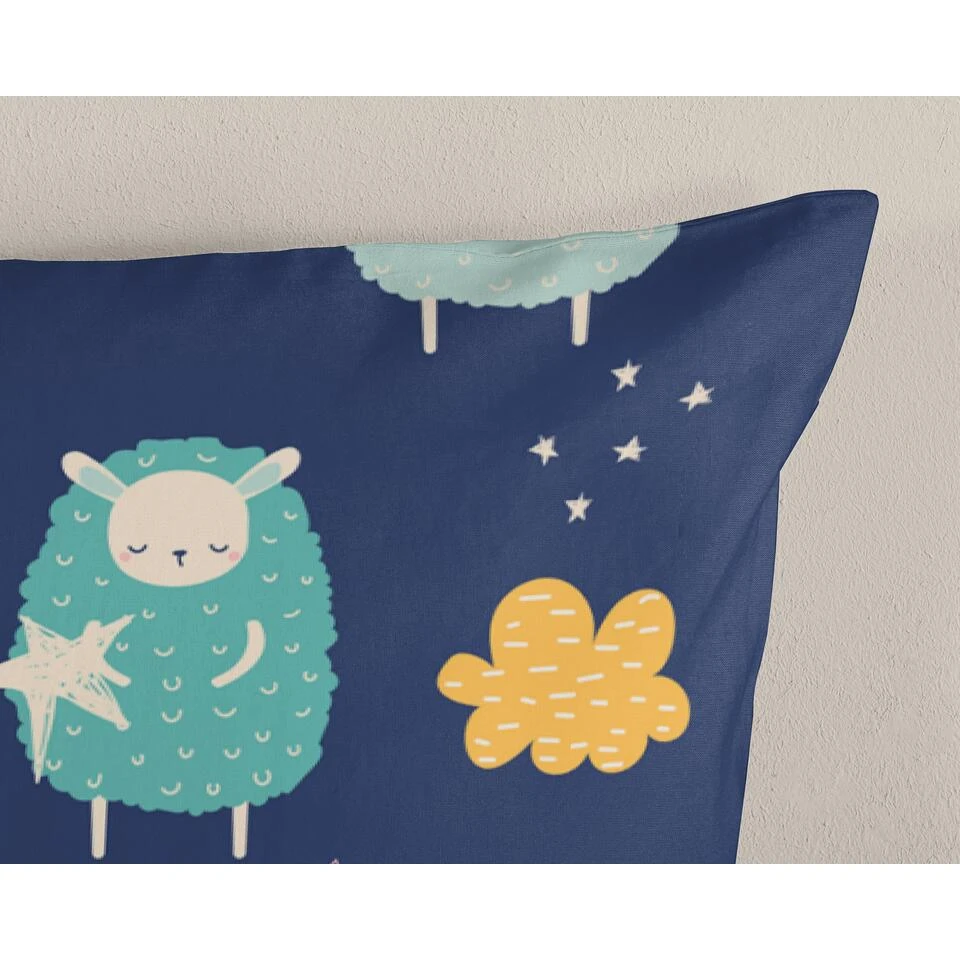 Good Morning Dekbedovertrek "Sheep" - Multi - (140x220 Cm) 6 Good Morning Dekbedovertrek "Sheep" - Multi - (140x220 Cm) - Afbeelding 4