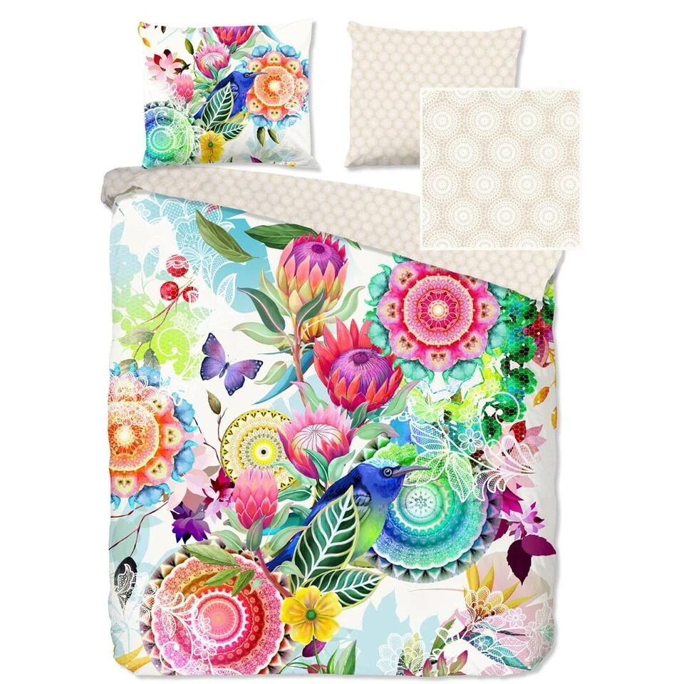 HIP Dekbedovertrek "Chess" - Multi - (240x220 Cm) 3 HIP Dekbedovertrek "Chess" - Multi - (240x220 Cm)