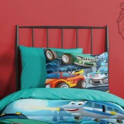 Good Morning Dekbedovertrek "Race" - Multi - (140x220 Cm) -Knusse Nacht 1000061612 0103