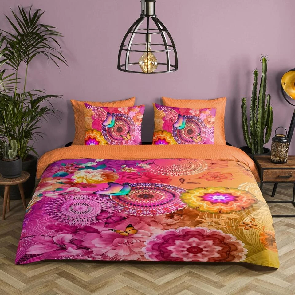 HIP Dekbedovertrek "Ziva" - Multi - (200x220 Cm) 4 HIP Dekbedovertrek "Ziva" - Multi - (200x220 Cm) - Afbeelding 2