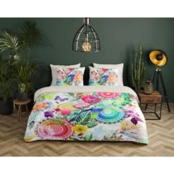 HIP Dekbedovertrek "Chess" - Multi - (140x220 Cm) -Knusse Nacht 1000061647 0101