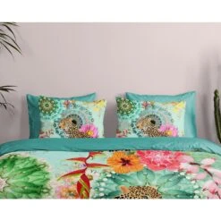 HIP Dekbedovertrek "Ximena" - Multi - (240x220 Cm) 9 HIP Dekbedovertrek "Ximena" - Multi - (240x220 Cm) -Knusse Nacht 1000061658 0110