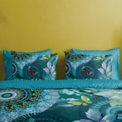 HIP Dekbedovertrek "Luciano" - Petrol - (240x220 Cm) -Knusse Nacht 1000061684 0101