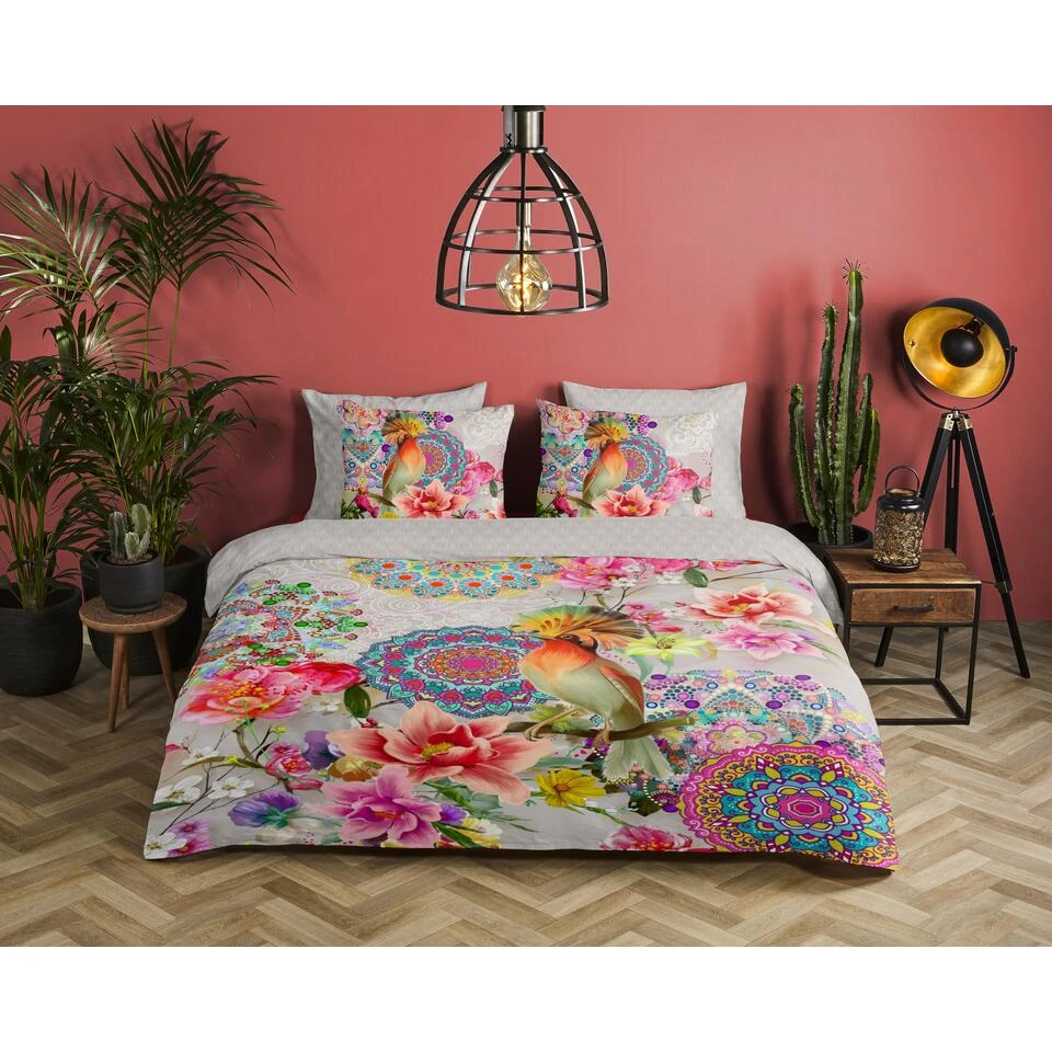 HIP Dekbedovertrek "Bindi" - Multi - (140x220 Cm) 4 HIP Dekbedovertrek "Bindi" - Multi - (140x220 Cm) - Afbeelding 2