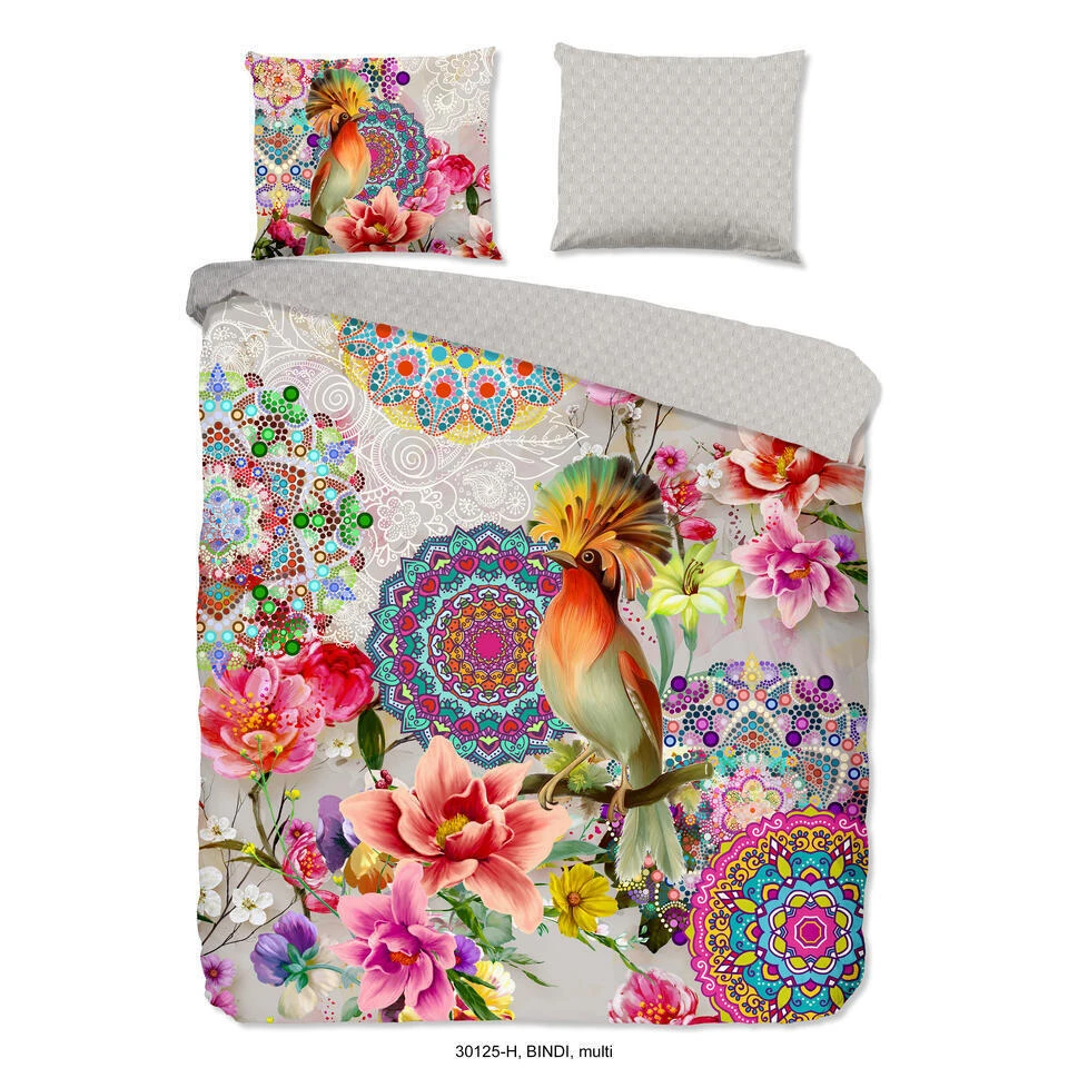 HIP Dekbedovertrek "Bindi" - Multi - (140x220 Cm) 3 HIP Dekbedovertrek "Bindi" - Multi - (140x220 Cm)