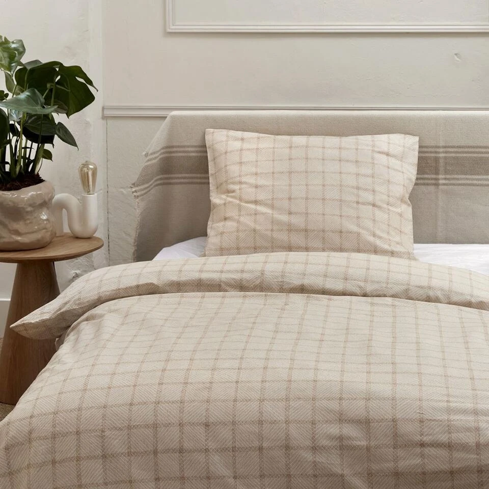 Cinderella Brecht - Dekbedovertrek - Katoen - 200x200/220 Cm - Off White 6 Cinderella Brecht - Dekbedovertrek - Katoen - 200x200/220 Cm - Off White - Afbeelding 4