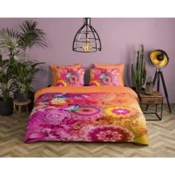 HIP Dekbedovertrek "Ziva" - Multi - (240x220 Cm) -Knusse Nacht 1000061738 0101