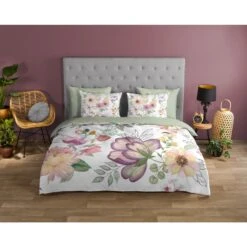 Good Morning Dekbedovertrek "Vera" - Wit - (140x220 Cm) -Knusse Nacht 1000063271 0101