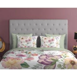 Good Morning Dekbedovertrek "Vera" - Wit - (140x220 Cm) -Knusse Nacht 1000063271 0110