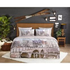 Good Morning Dekbedovertrek "Amsterdam" - Multi - (140x220 Cm) -Knusse Nacht 1000063273 0101
