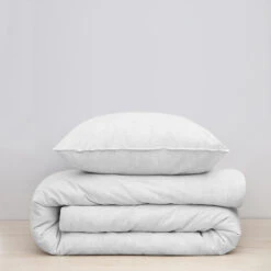 Damai Dekbedovertrek Ebba - Biologisch Katoen - 260x200/220 Cm - Off White -Knusse Nacht 1000064219 0101