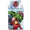 Marvel Avengers Dekbedovertrek, Heroes - Eenpersoons - 140 X 200 Cm - Katoen -Knusse Nacht 1000064772