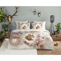 HIP Dekbedovertrek "Romar" - Zand - (200x220 Cm) -Knusse Nacht 1000065822 0101