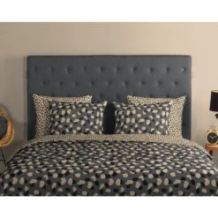 Good Morning Dekbedovertrek "Spotted" - Grijs - (140x220 Cm) -Knusse Nacht 1000065826 0110