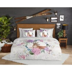 Good Morning Dekbedovertrek "Vedet" - Grijs - (140x220 Cm) -Knusse Nacht 1000065830 0101