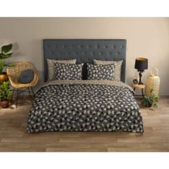 Good Morning Dekbedovertrek "Spotted" - Grijs - (240x220 Cm) -Knusse Nacht 1000065842 0101