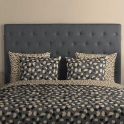 Good Morning Dekbedovertrek "Spotted" - Grijs - (240x220 Cm) -Knusse Nacht 1000065842 0102