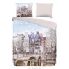 Good Morning Dekbedovertrek "Amsterdam" - Multi - (200x220 Cm) -Knusse Nacht 1000065850
