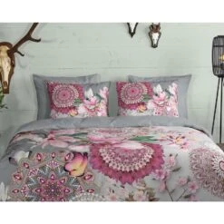 HIP Dekbedovertrek "Inaya" - Multi - (140x220 Cm) -Knusse Nacht 1000065860 0110