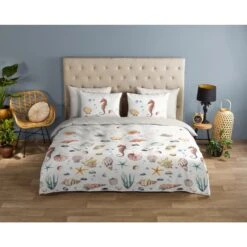 Good Morning Dekbedovertrek "Beachy" - Multi - (240x220 Cm) -Knusse Nacht 1000065905 0101