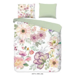 Good Morning Dekbedovertrek "Vera" - Wit - (240x220 Cm) -Knusse Nacht 1000065910 0100