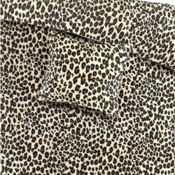 Day Dream Flanel Dekbedovertrek Panter - 240x200/220cm - Bruin -Knusse Nacht 1000065931 0103