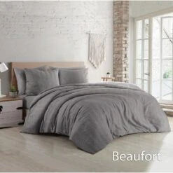 Papillon Dekbedovertrek Beaufort - 240x200/220 - Grijs -Knusse Nacht 1000066331 0101