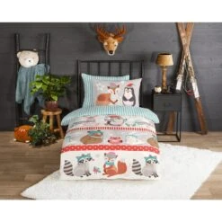 Good Morning Dekbedovertrek "Peace" - Multi - (140x220 Cm) -Knusse Nacht 1000070214 0101