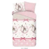 Good Morning Dekbedovertrek "Owl" - Roze - (140x220 Cm) -Knusse Nacht 1000070220