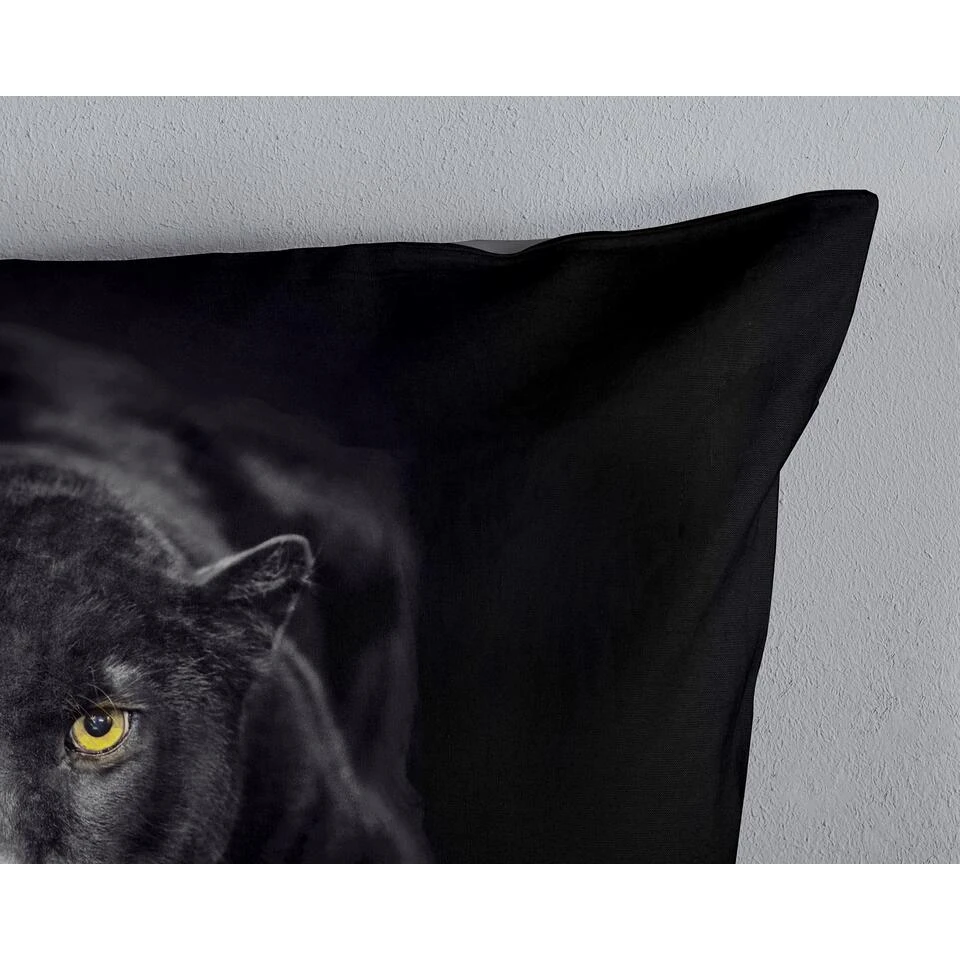 Pure Dekbedovertrek "Panter" - Zwart - (200x220 Cm) 4 Pure Dekbedovertrek "Panter" - Zwart - (200x220 Cm) - Afbeelding 2