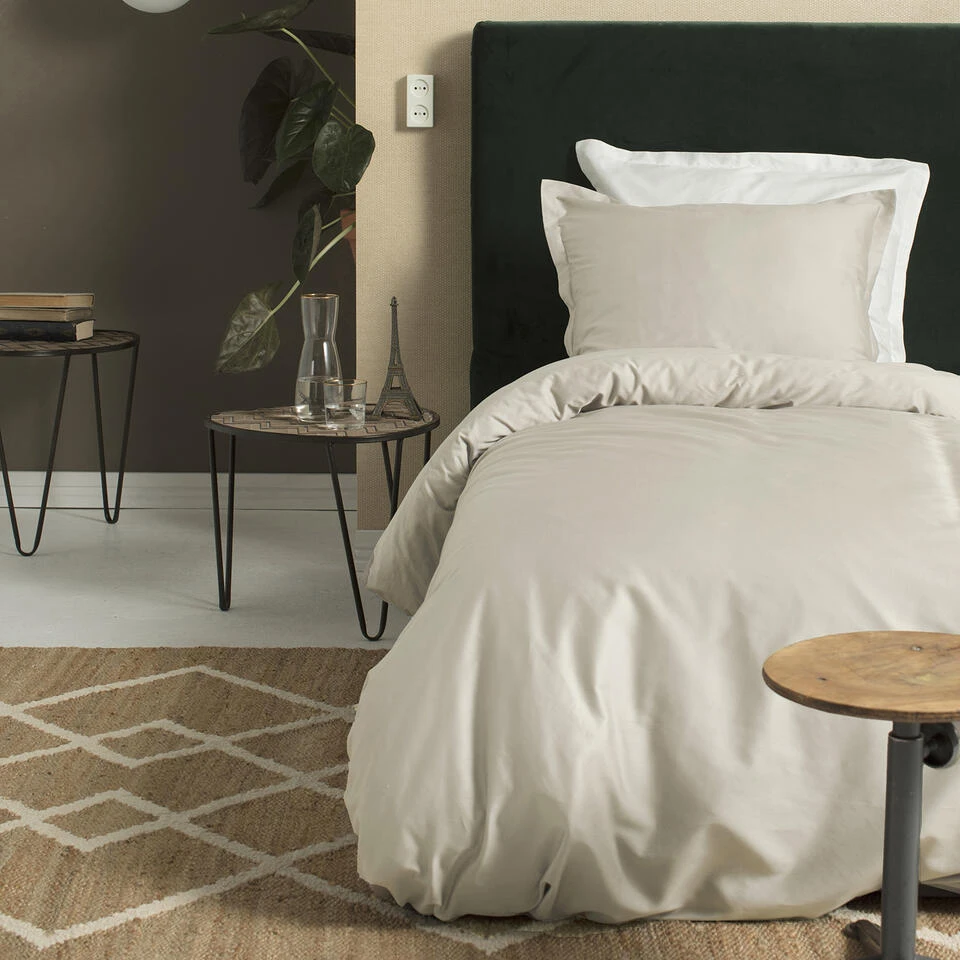 Cinderella Sundays - Dekbedovertrek - Satijn - 140x200/220 Cm - Light Sand 4 Cinderella Sundays - Dekbedovertrek - Satijn - 140x200/220 Cm - Light Sand - Afbeelding 2