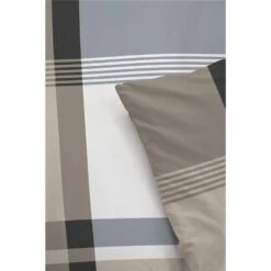 Byrklund - Dekbedovertrek Big Squares - 240x220 Cm - Zand -Knusse Nacht 1000076648 0101