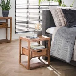 Sara Nachtkastje - Hout - Bruin -Knusse Nacht 1000080369 0101