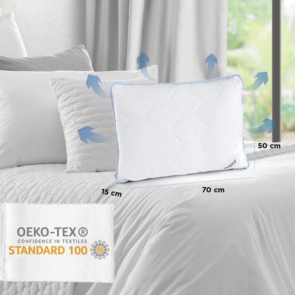 Klassiek Purity 95 °C Kussen - 50x70 Cm 5 Klassiek Purity 95 °C Kussen - 50x70 Cm - Afbeelding 3