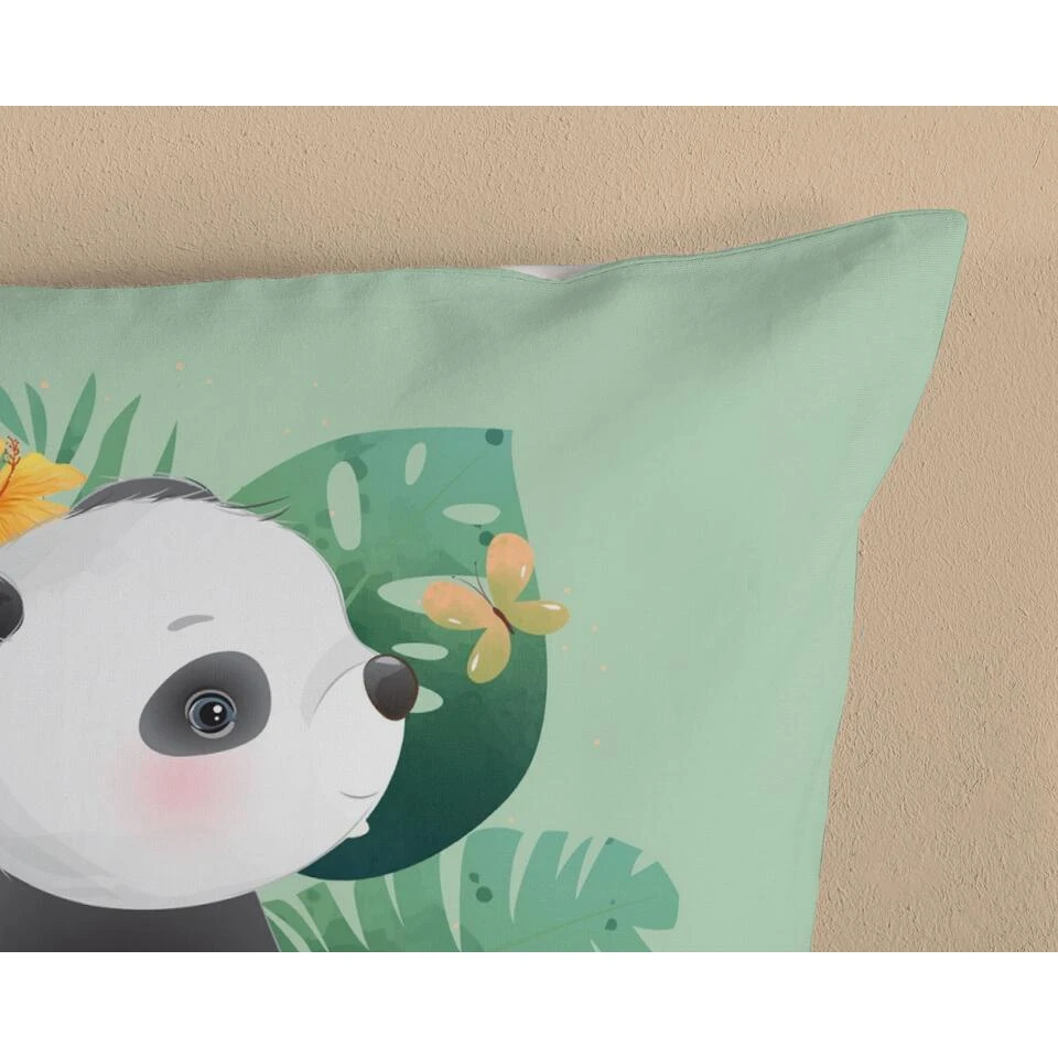 Good Morning Dekbedovertrek "Momo" - Groen - (140x220 Cm) 6 Good Morning Dekbedovertrek "Momo" - Groen - (140x220 Cm) - Afbeelding 4