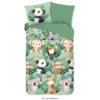 Good Morning Dekbedovertrek "Momo" - Groen - (140x220 Cm) -Knusse Nacht 1000080891
