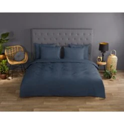 Good Morning Dekbedovertrek "uni Denim" - Blauw - (200x220 Cm) 7 Good Morning Dekbedovertrek "uni Denim" - Blauw - (200x220 Cm) -Knusse Nacht 1000080911 0101