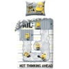 Minions Dekbedovertrek Think Ahead - Eenpersoons - 140 X 200 Cm - Katoen -Knusse Nacht 1000082711