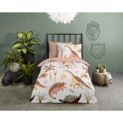 Good Morning Dekbedovertrek "Dino" - Multi - (120x150 Cm) 7 Good Morning Dekbedovertrek "Dino" - Multi - (120x150 Cm) -Knusse Nacht 1000083123 0101