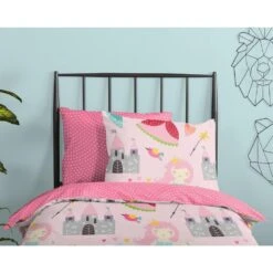 Good Morning Dekbedovertrek "Royalty" - Roze - (100x135 Cm) -Knusse Nacht 1000083339 0110