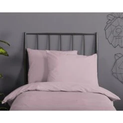 Good Morning Dekbedovertrek "" - Roze - (100x135 Cm) -Knusse Nacht 1000083350 0110