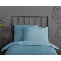 Good Morning Dekbedovertrek "" - Blauw - (100x135 Cm) -Knusse Nacht 1000083384 0110