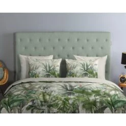 Good Morning Dekbedovertrek "Valerie" - Groen - (240x220 Cm) -Knusse Nacht 1000083580 0110